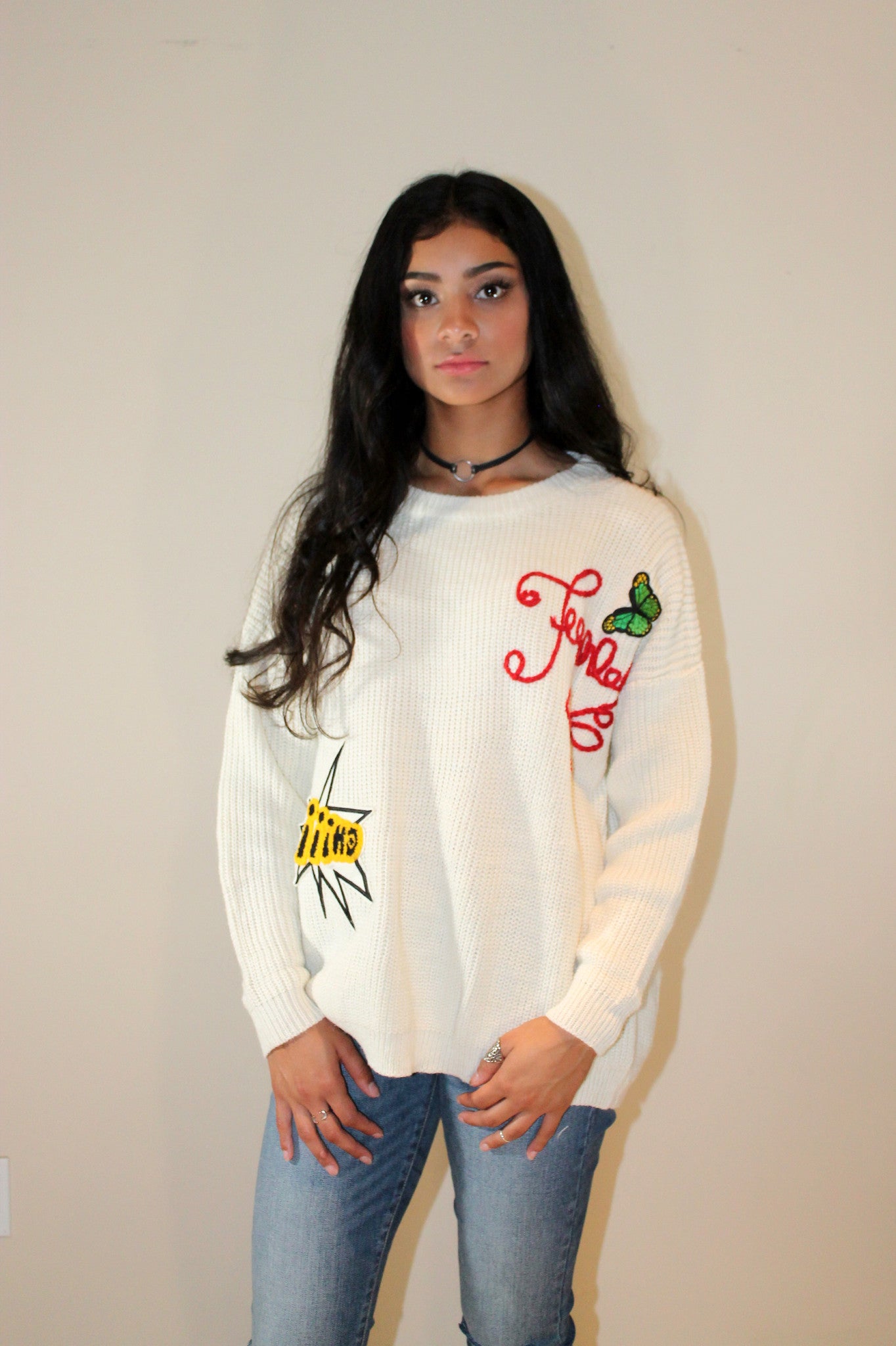 Freedom Ivory Sweater