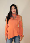 Long Sleeve Turtle Neck in Amber