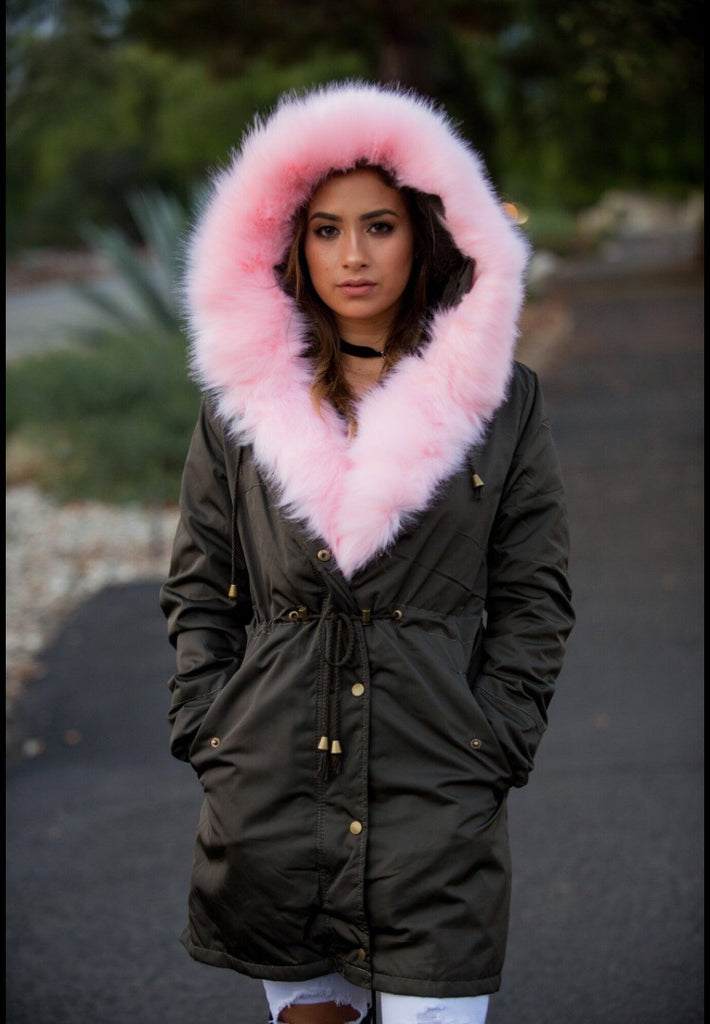 Pink Sugar Faux Fur Jacket